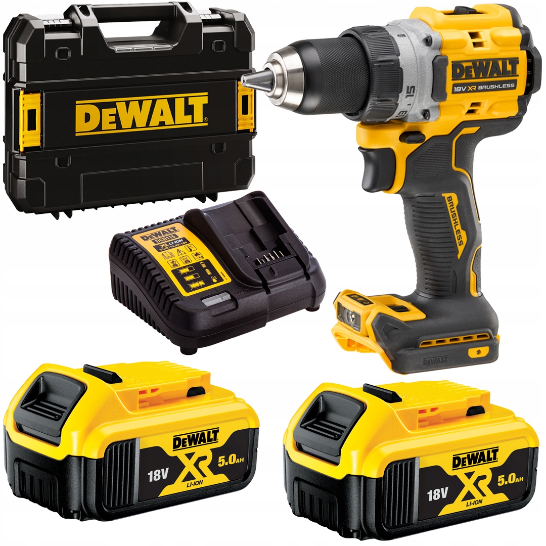

Wkrętarka 18V 90Nm 2x5Ah 2-biegi DeWALT DCD800P2T