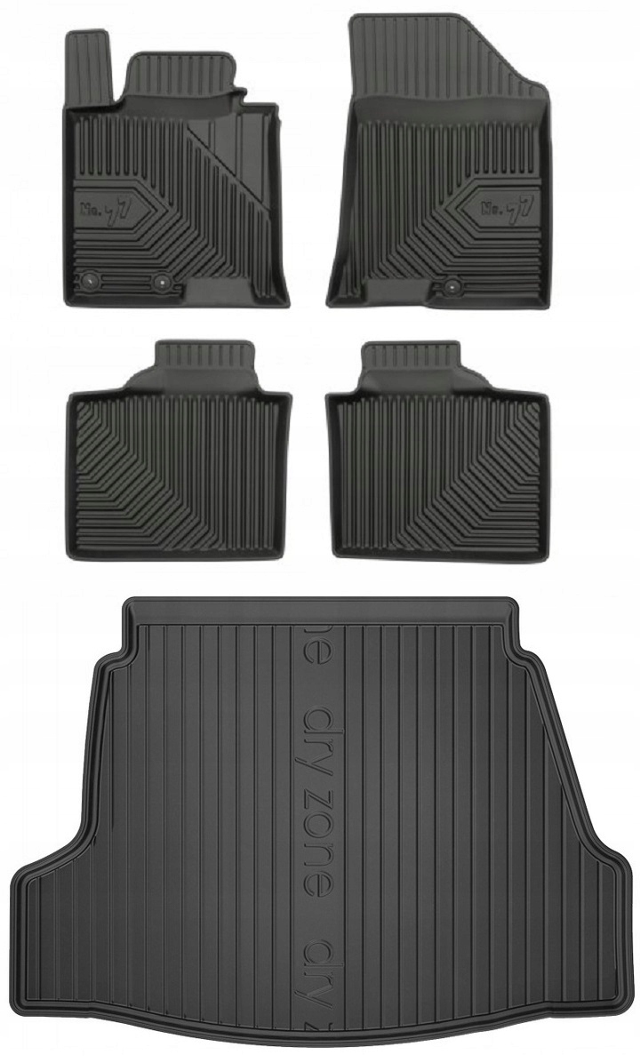 Set 77 Koberce a rohože Hyundai i40 Sedan 2011-2019