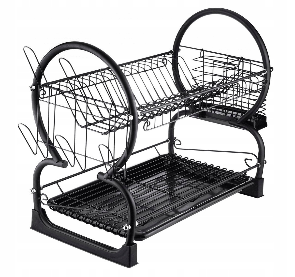 

Suszarka Do Naczyń 56x25x38cm Black Edytio KR-7506