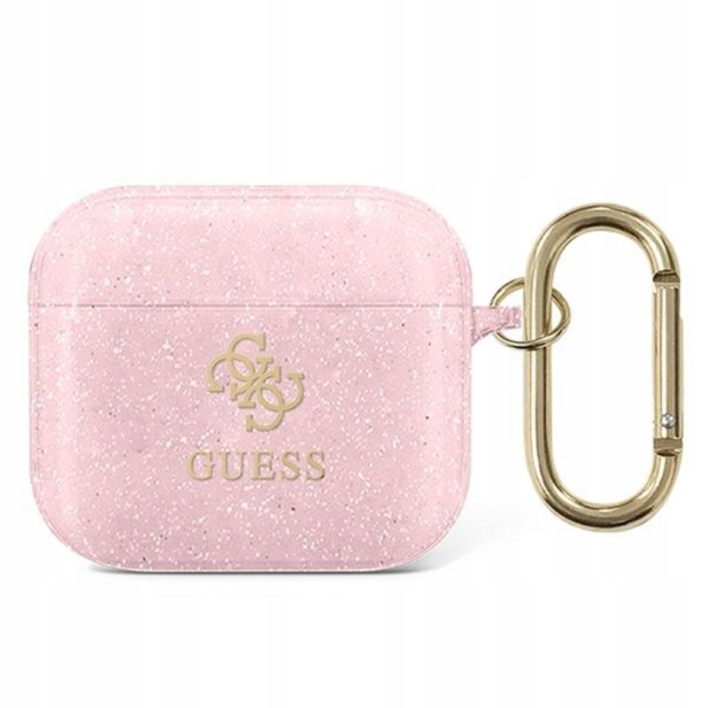 Guess 4G Glitter Airpods 3 tok (rózsaszín)