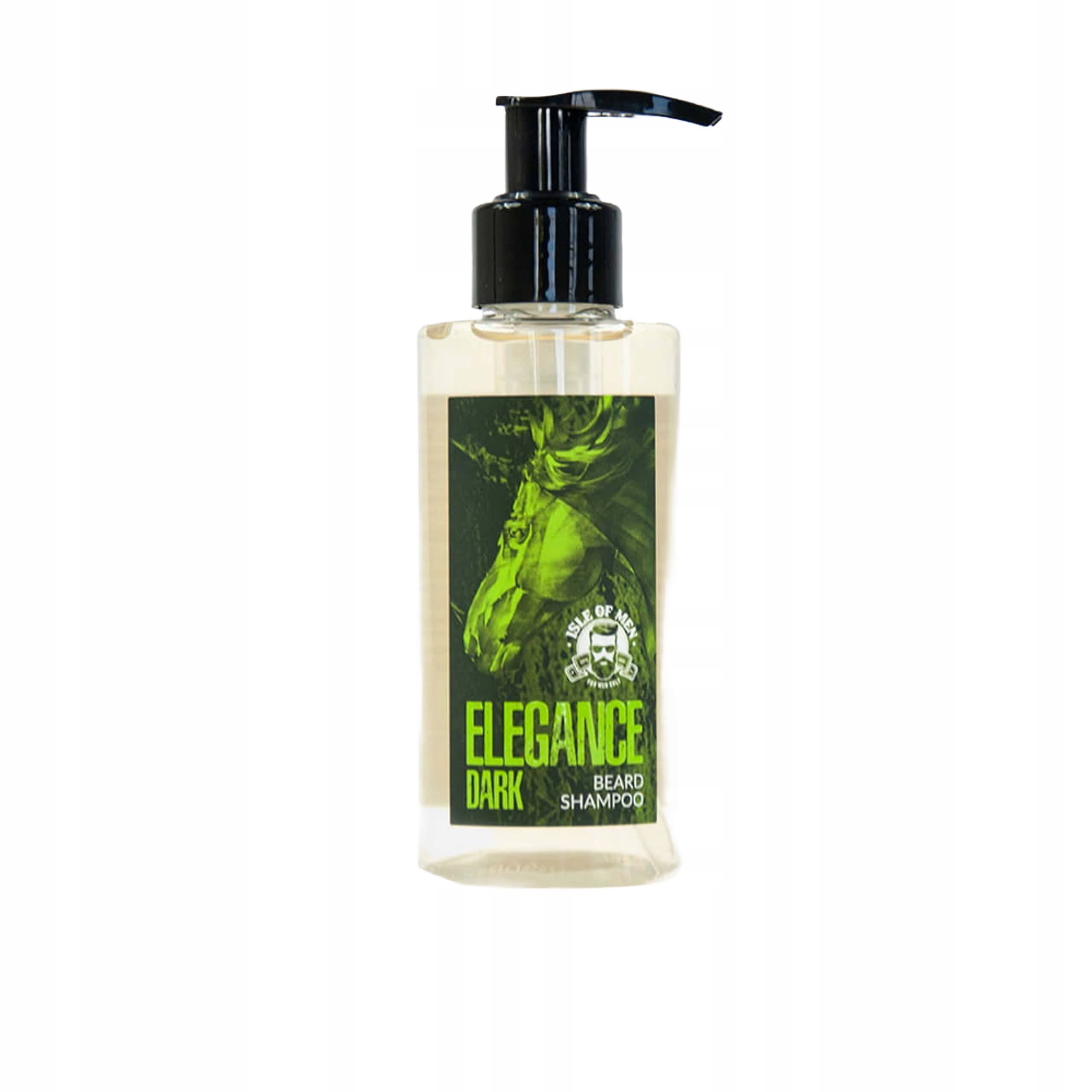 Isle of Men šampón na fúzy Elegance Dark 150ml