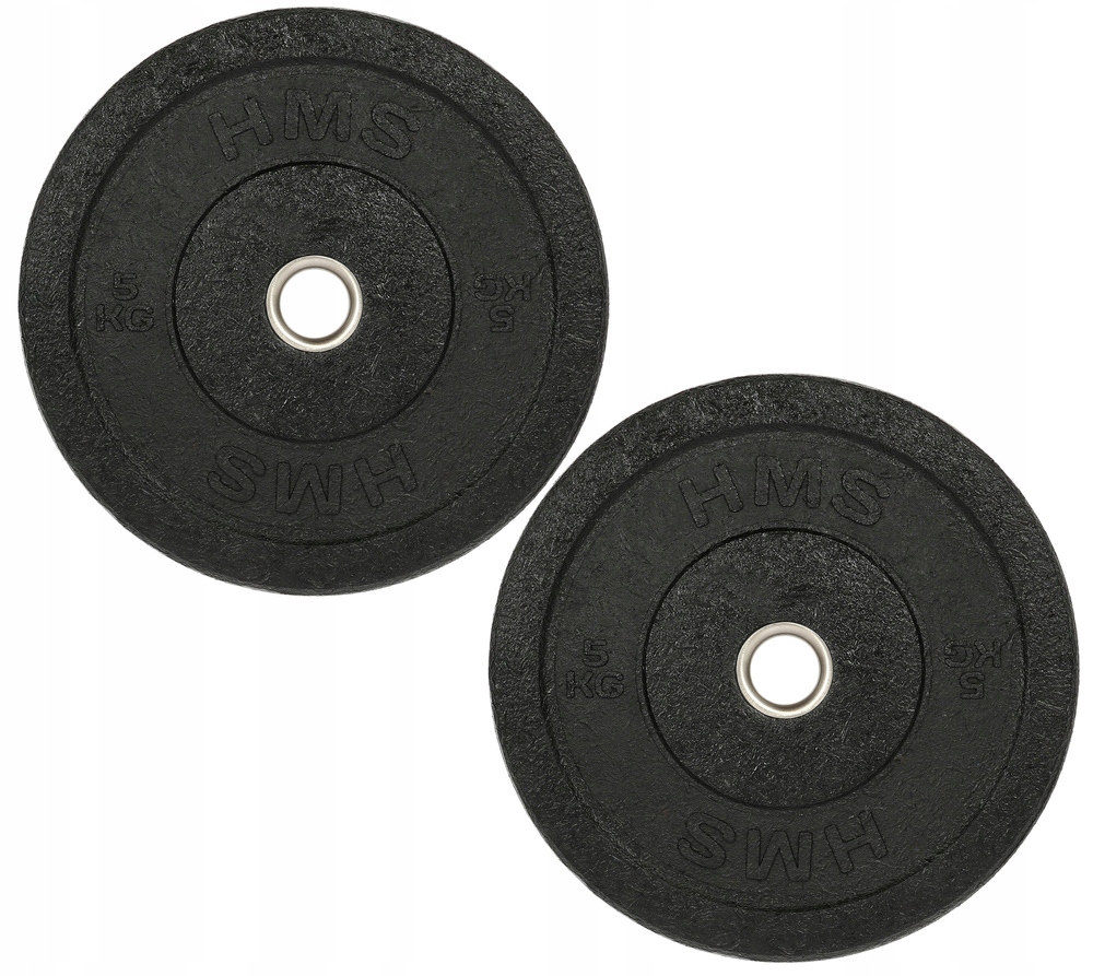 Hms Olympijské gumové zátěžové talíře na Osa činku Bumper 2x5 kg