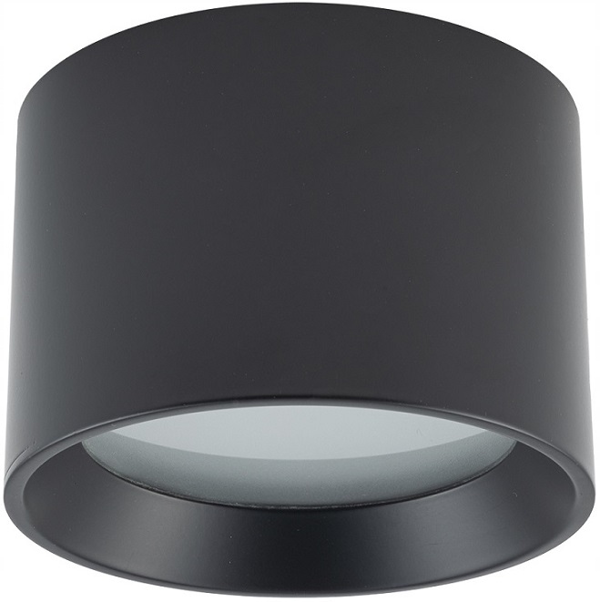 Nowodvorski 10482 Maun oprawa sufitowa tuba czarna GX53 12W IP54 łazienkowy