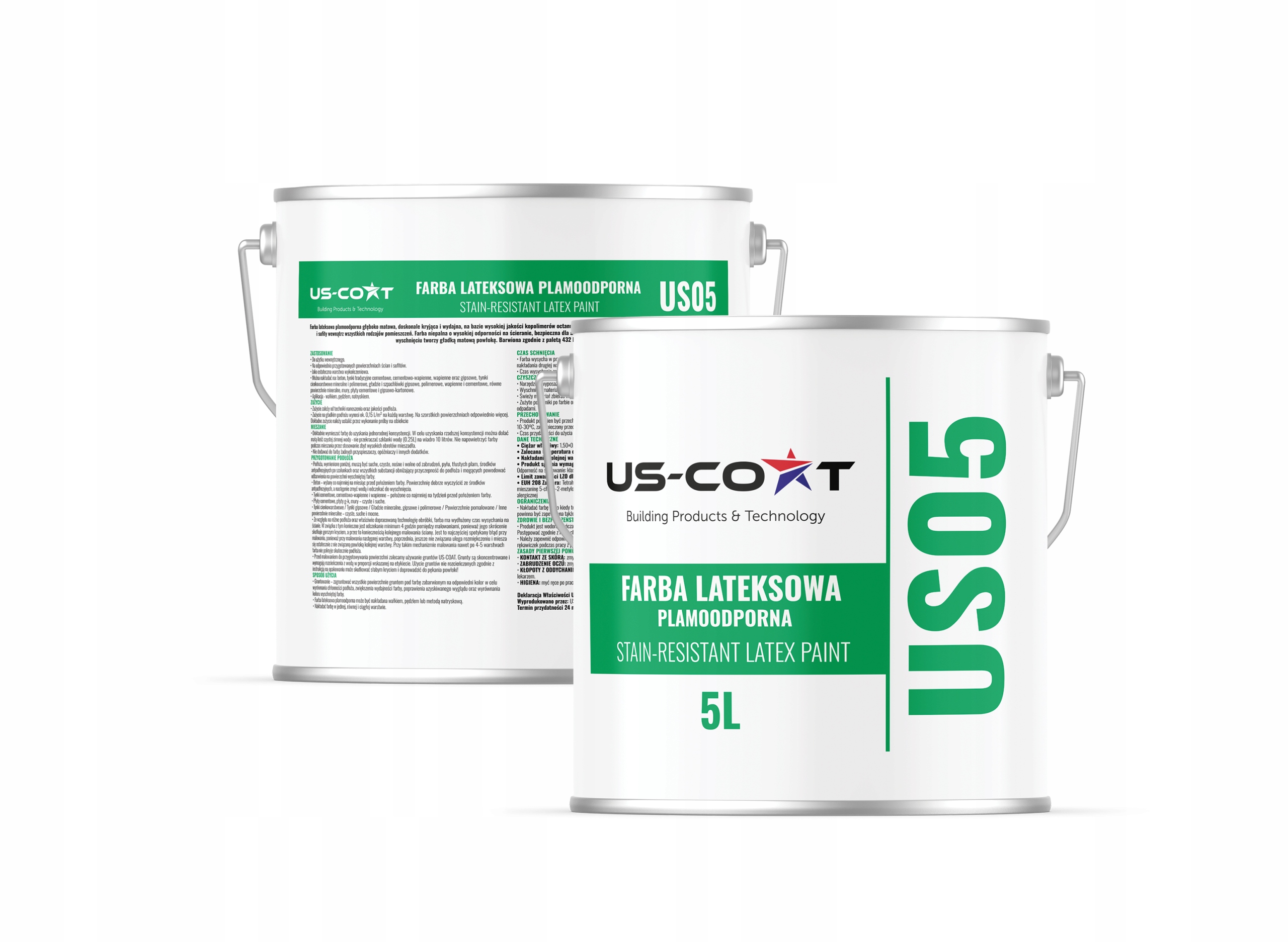 Latexová Farba Na Stenu Plamoodolná 2x5L Farba Khaki Tmavá H1720 Mat