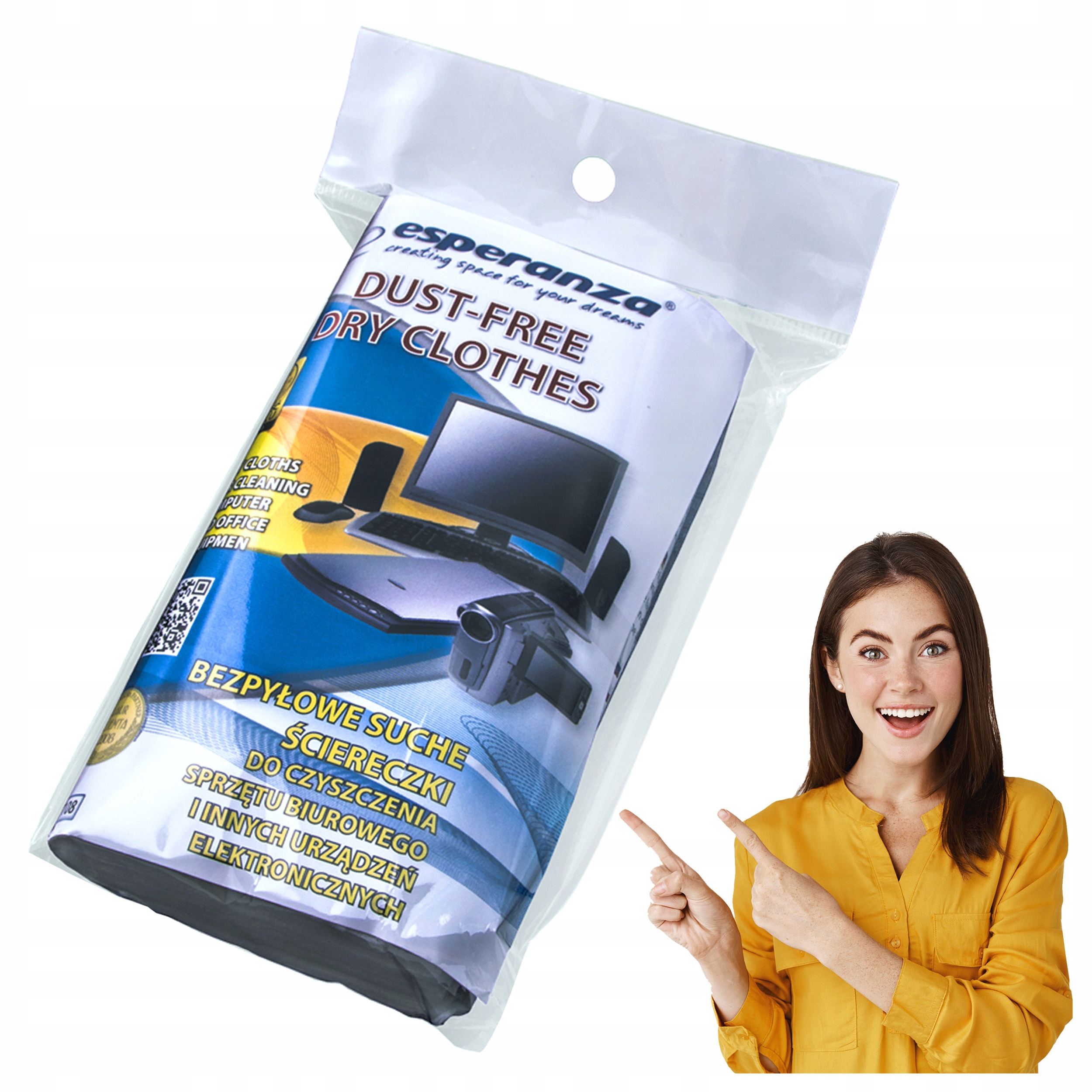 

Ściereczki Ekranu Bezpyłowe Suche Do Elektroniki