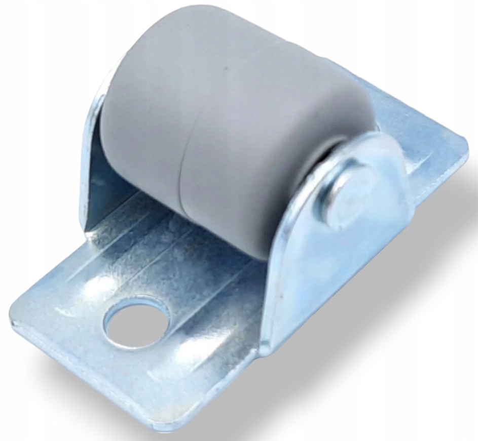 Kolečko nábytkové – váleček Mini H21 mm, pogumovaný Ø16 mm, 100 ks