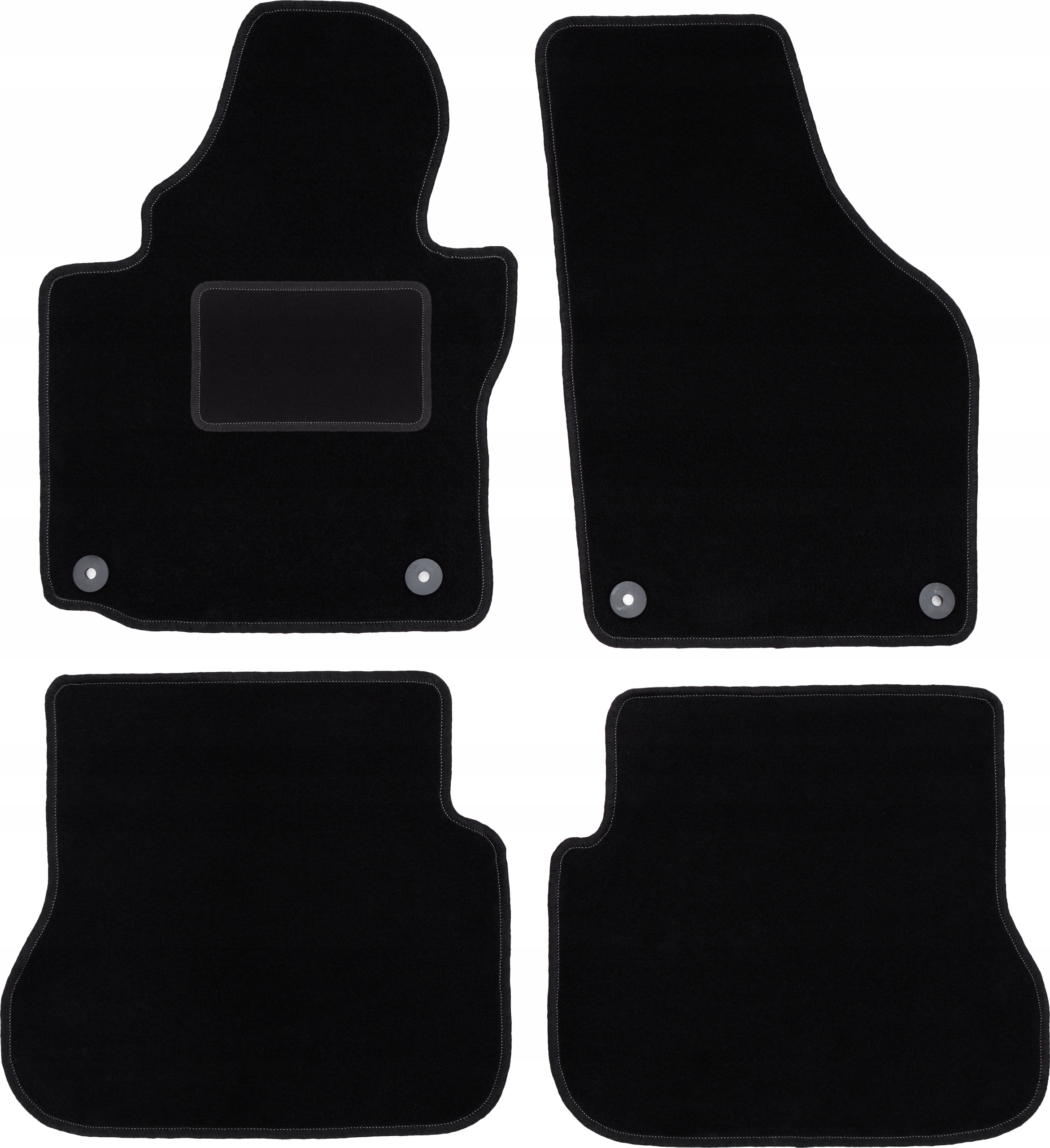 

Dywaniki welurowe Basic do Vw Caddy 4 IV 15-20