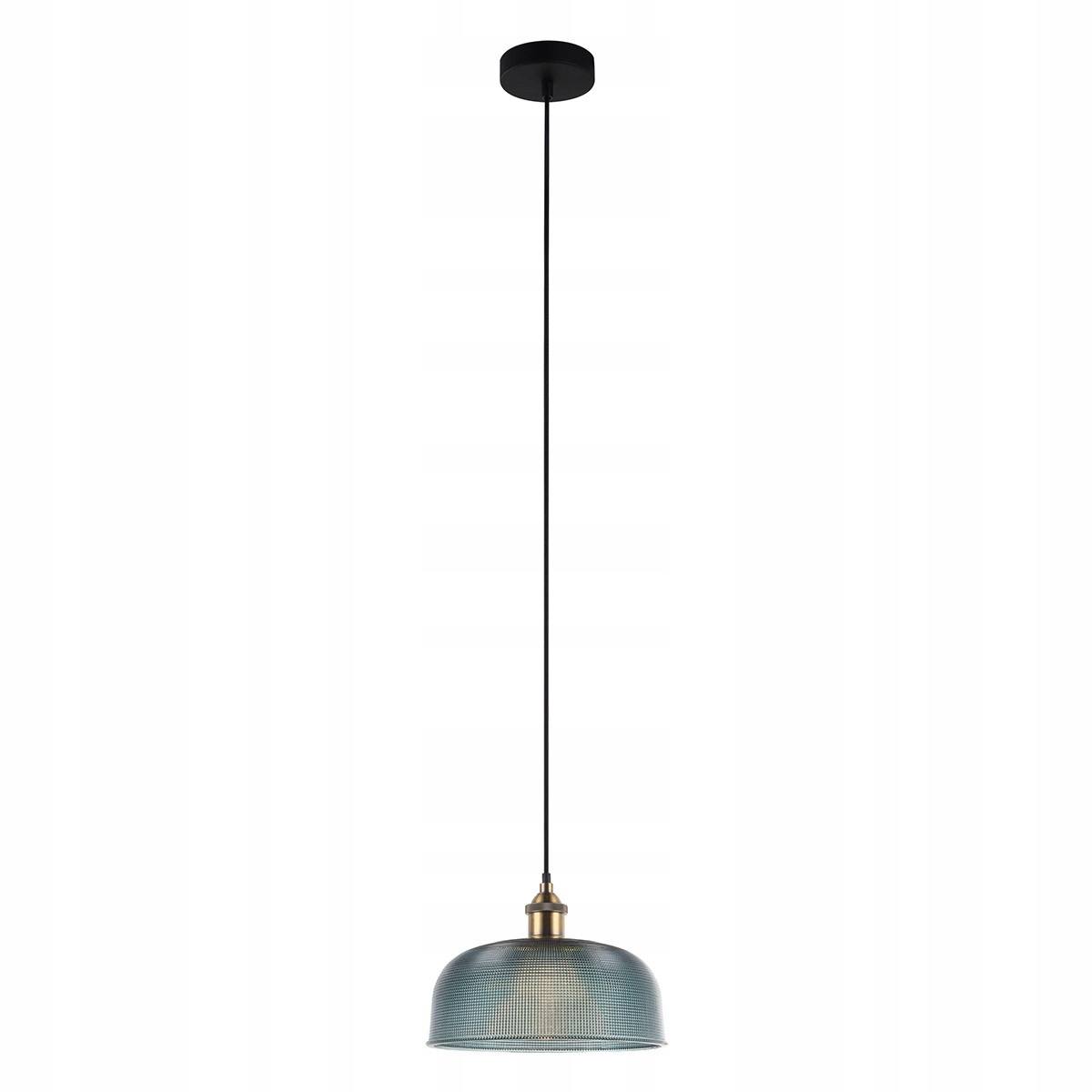 Davide, Moderná závesná lampa s dekoratívnym modrým tienidlom, E27