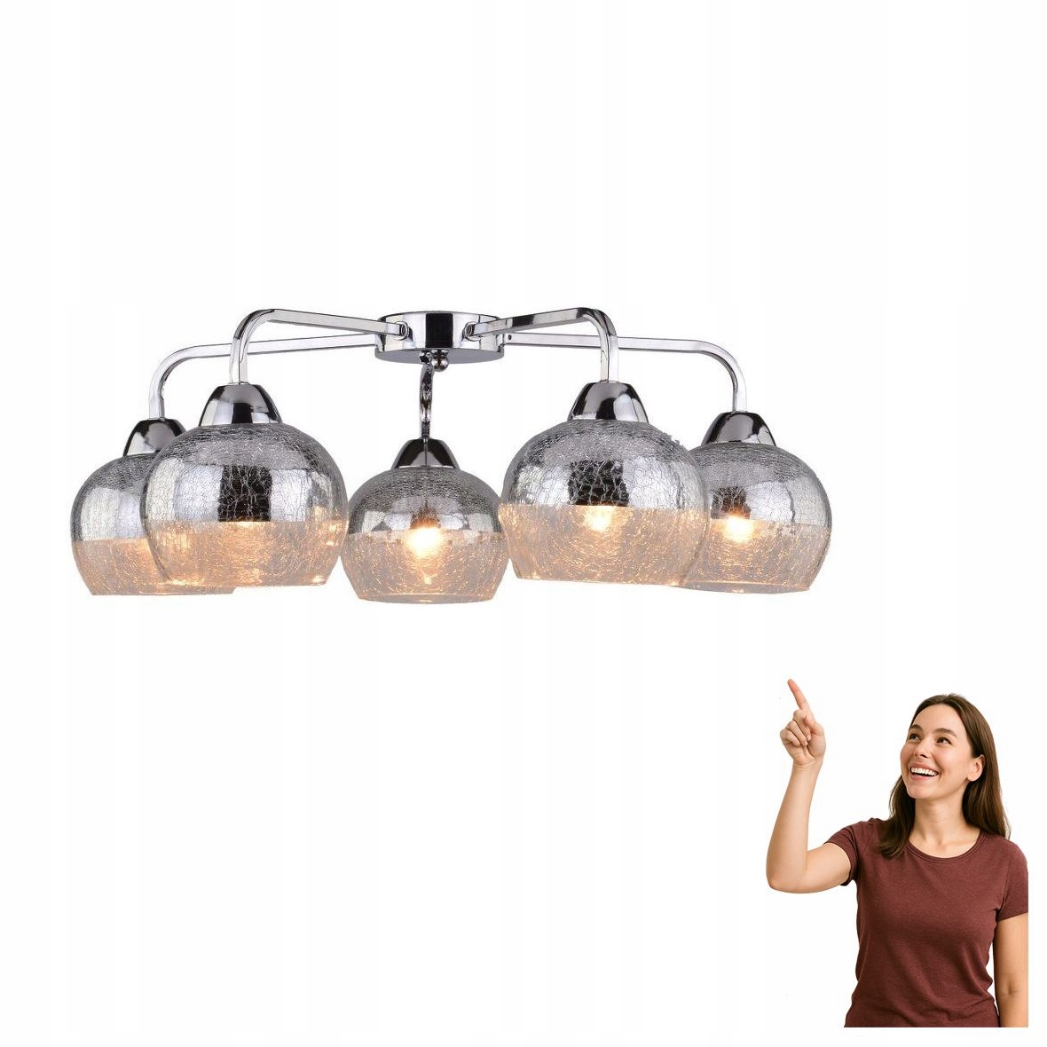 Stropní svítidlo Candellux Cromina 98-55668