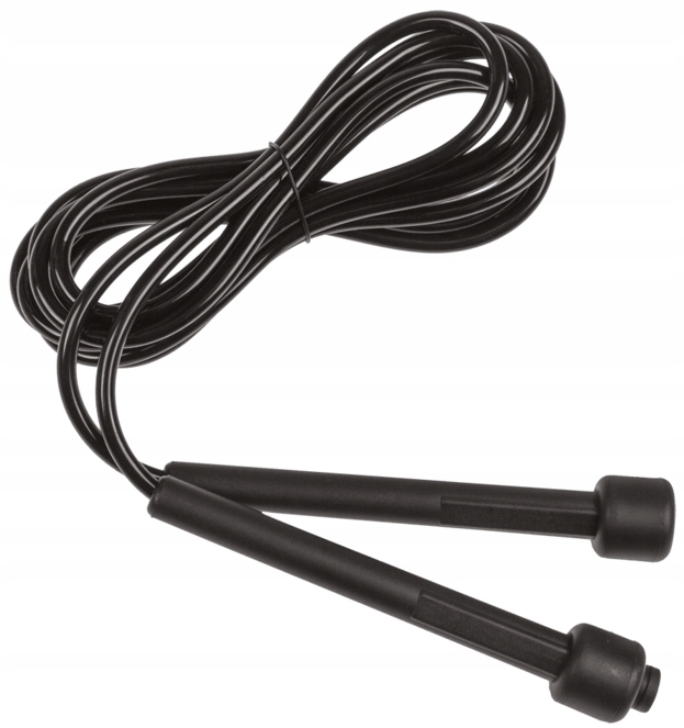 SKAKANKA z Regulacją Długości do 275cm - Sport Zabawa Ruch Ćwiczenia czarna