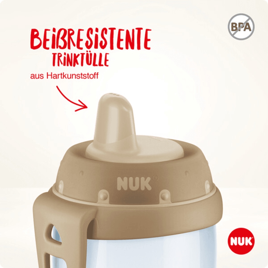 NUK Kiddy Cup Nocna Butelka Treningowa Dla Dzieci 12m+ 300ml Bez BPA — miniatura 9