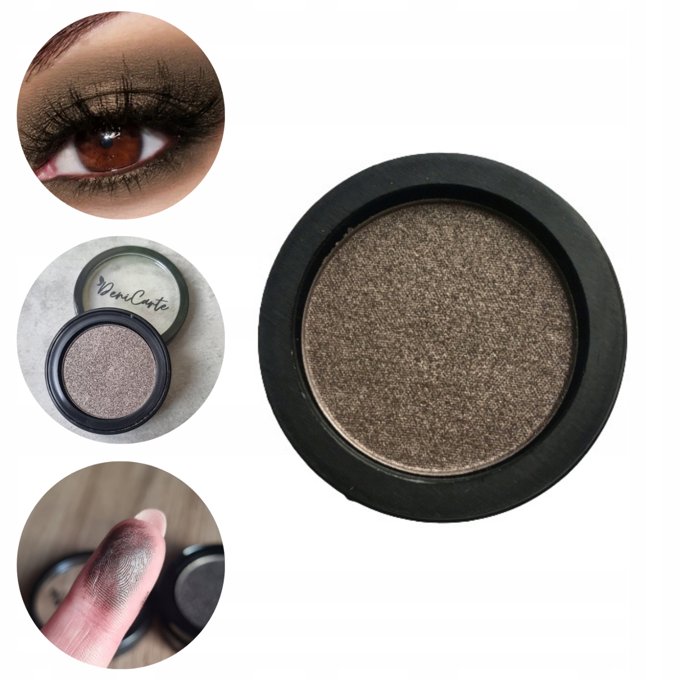 CIENIE CIEŃ DO POWIEK PERŁOWY BŁYSZCZĄCY BRĄZOWY POJEDYNCZY DO MAKIJAŻU 51