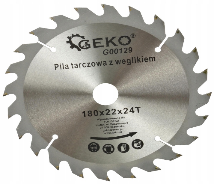 

Tarcza, Piła Widiowa Do Drewna 180mmx22x 24T Widia