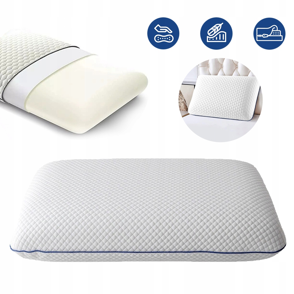 Poduszka Szyjna Memory, Ergonomiczna Poduszki Dla Osób Śpiących Na Boku