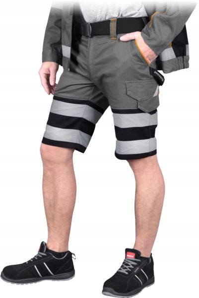 

Krótkie spodenki robocze męskie odblaskowe r. 3XL