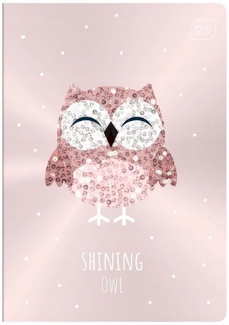 Zeszyt A5 16k kratka metaliczny INTERDRUK SHINE