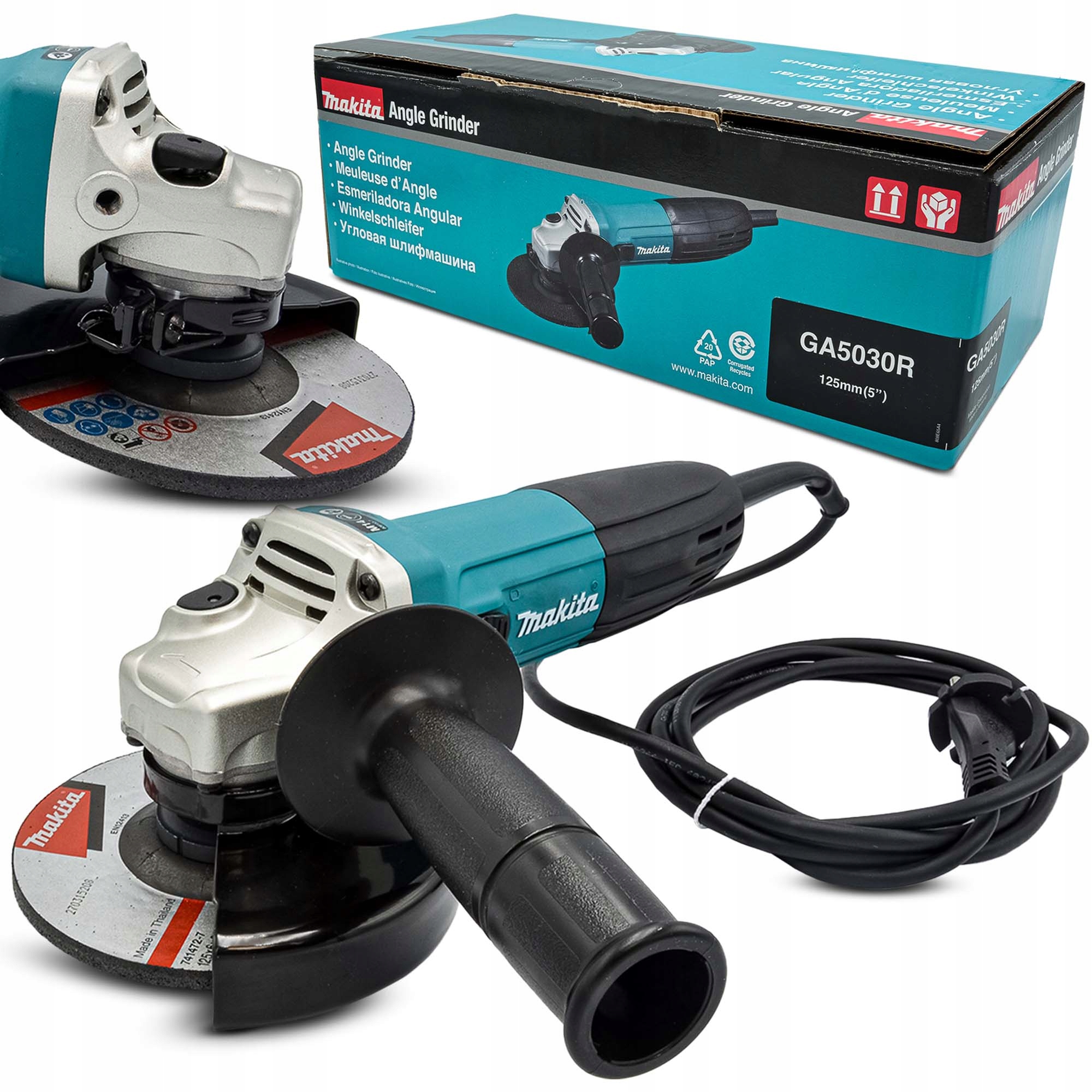 

Szlifierka Kątowa Makita 125mm Kątówka 720W Lekka