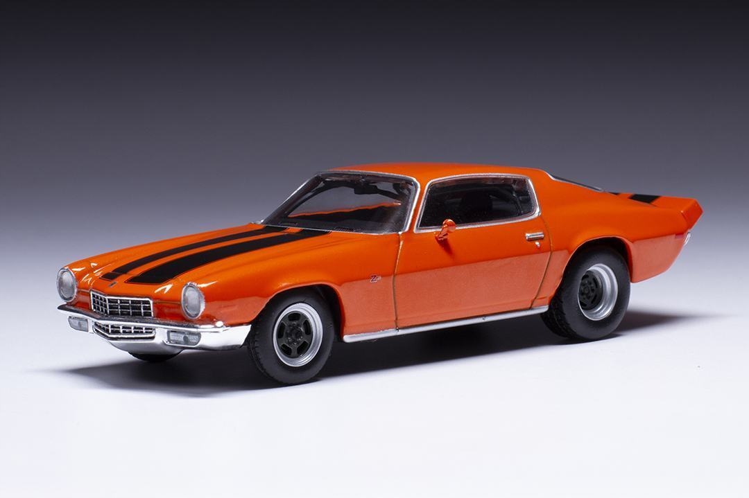 Chevrolet Camaro RS-Z28 orange black 1972 1/43 ixo
