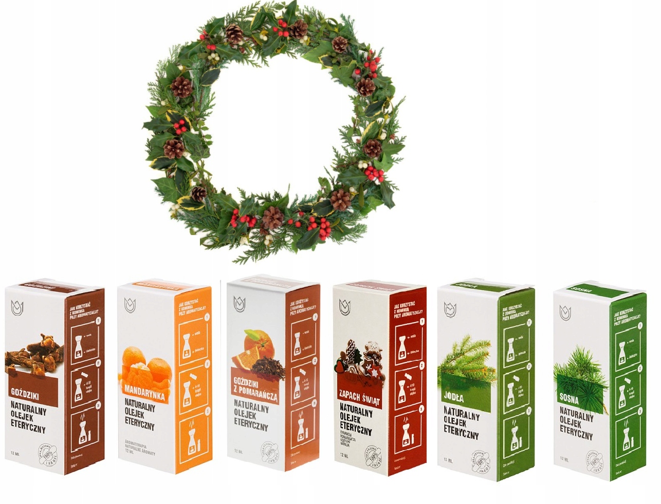 

Zestaw świąteczny eterycznych Naturalne Aromaty