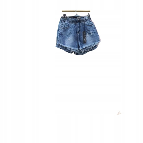 

Spodenki jeansowe wysoki stan Blue JEANSprzetarcia