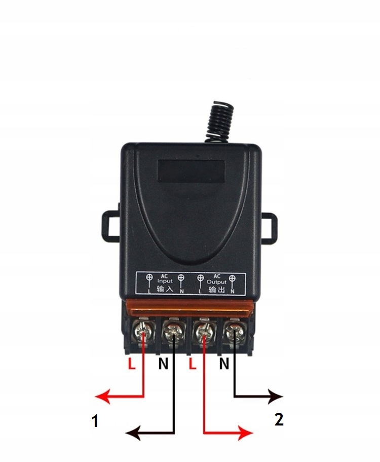 ZDALNE STEROWANIE 230V WŁĄCZNIK NA PILOTA RADIOWY Kod producenta 30A