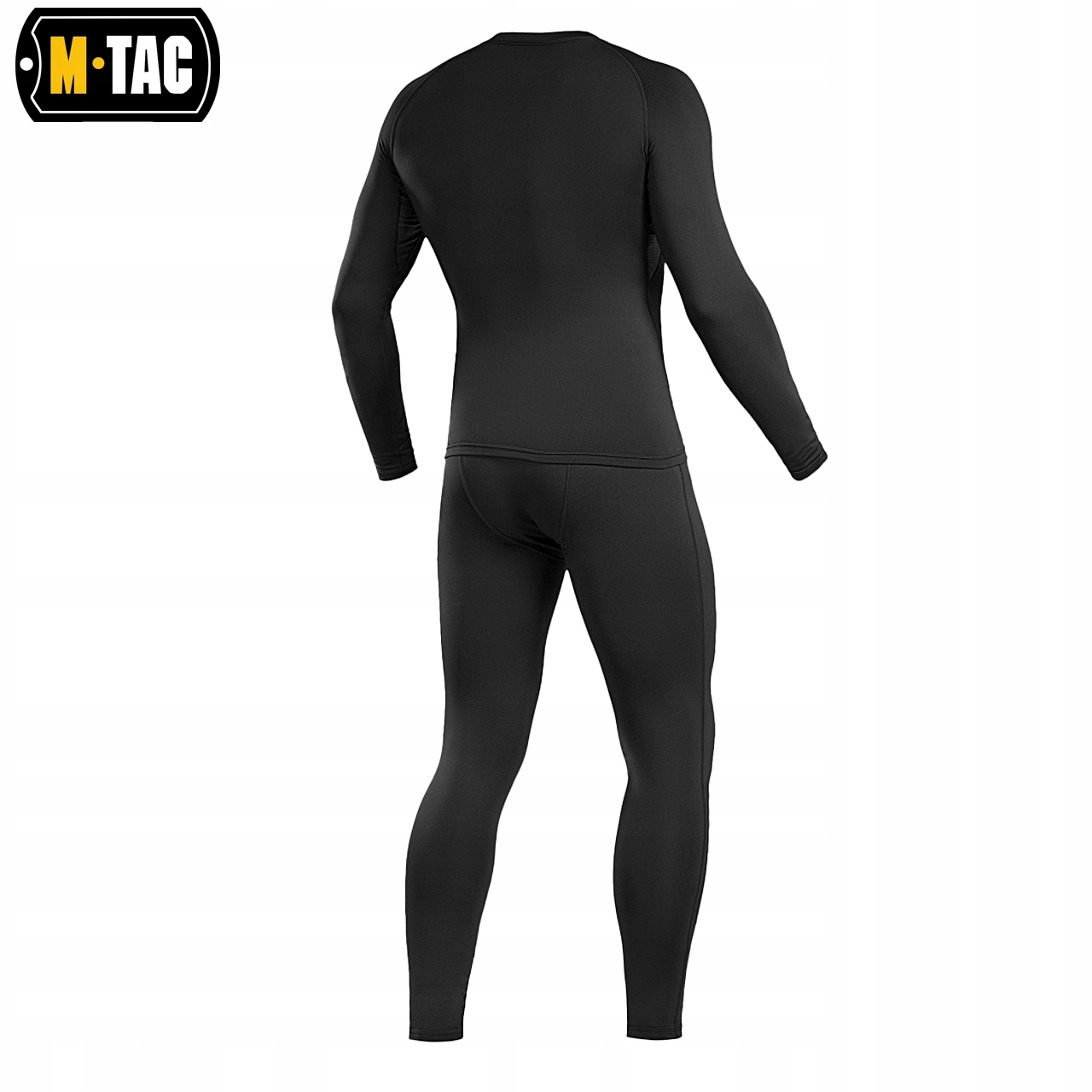 BIELIZNA TERMOAKTYWNA TERMICZNA THERMOLINE KOMPLET M-TAC CZARNA M Rozmiar M