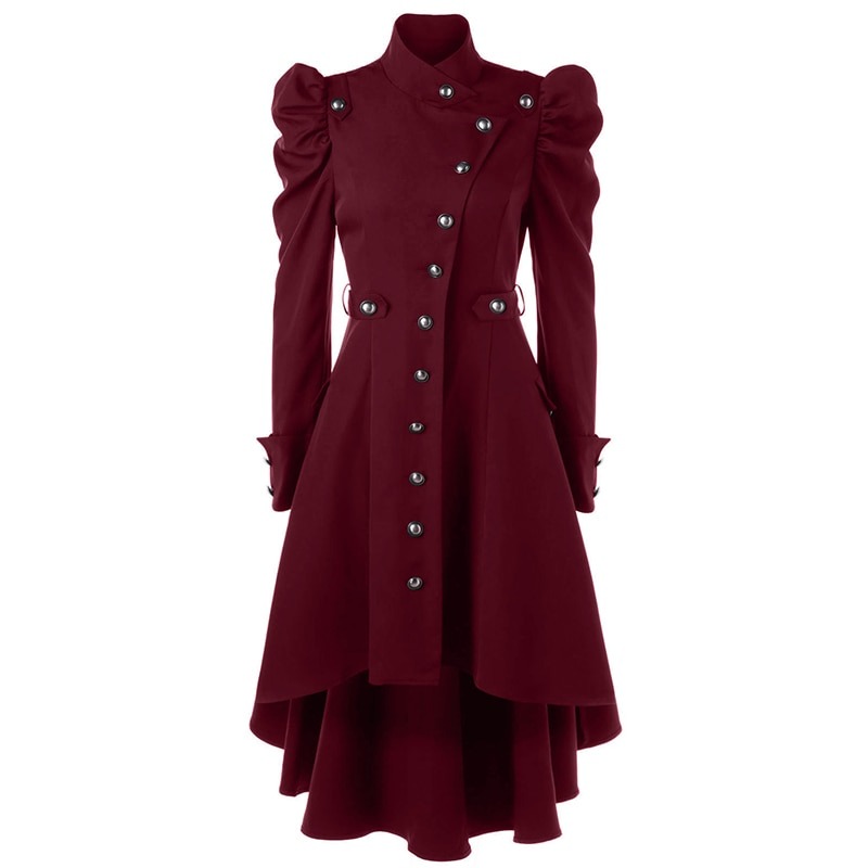 DAMSKI PŁASZCZ W STYLU WIKTORIAŃSKIM