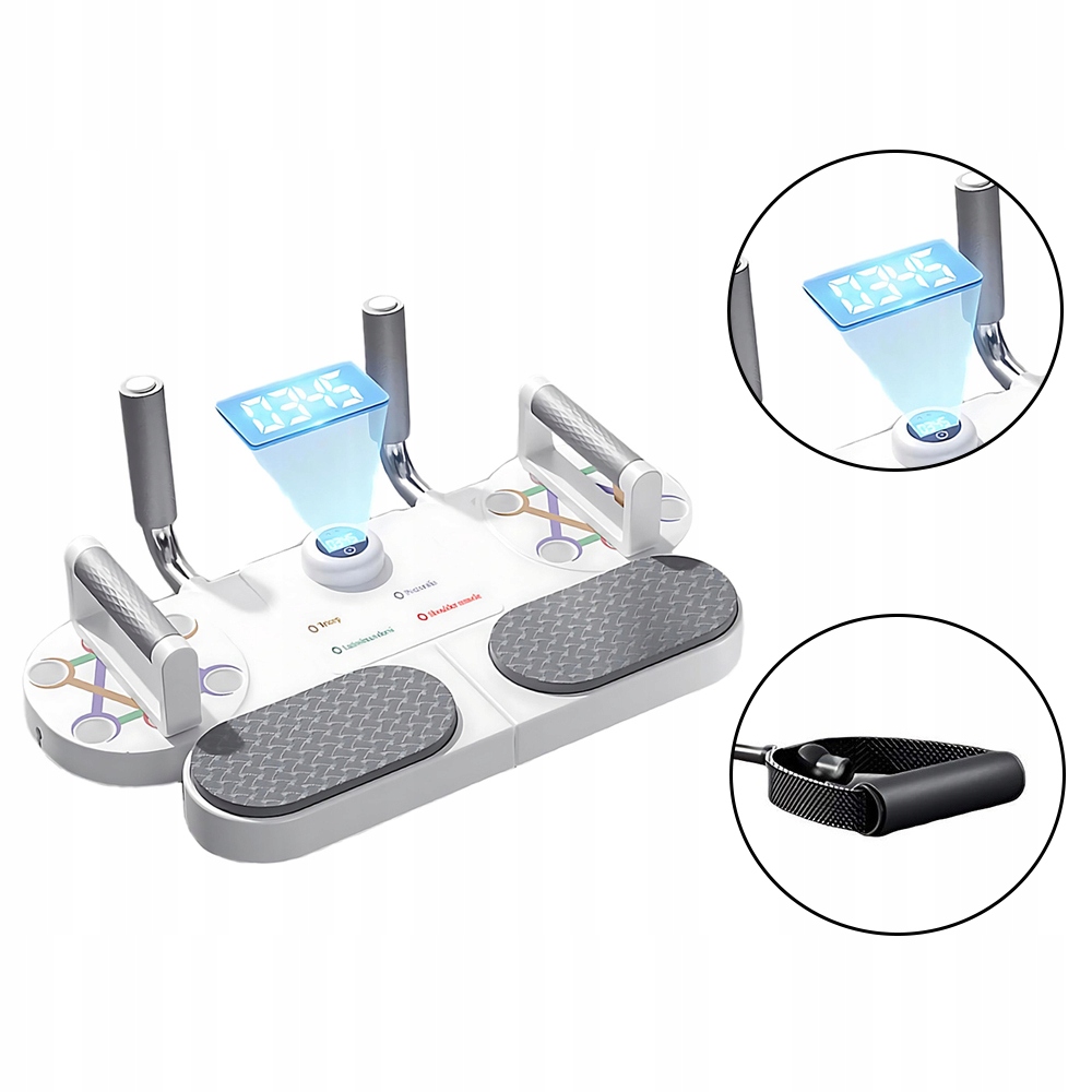 Paraletky Pro Kliky A Planky S Počítadlem A Časovačem S Odporovou Páskou