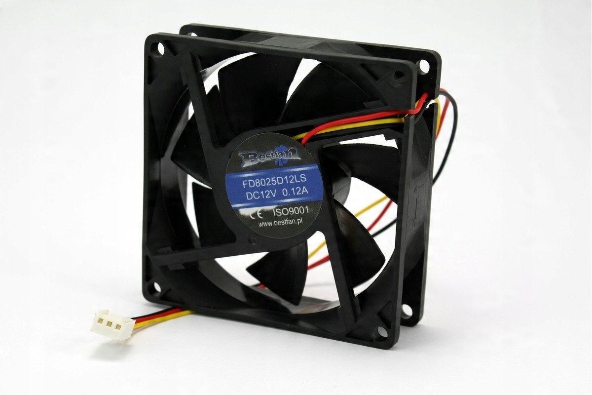 

Bestfan Wentylator 80x80x25mm 12V XD8025D12LS