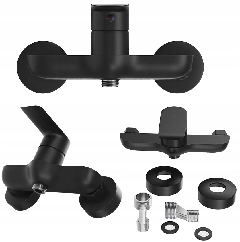 Sprchová nástěnná baterie baterie Vito černá koupelnová