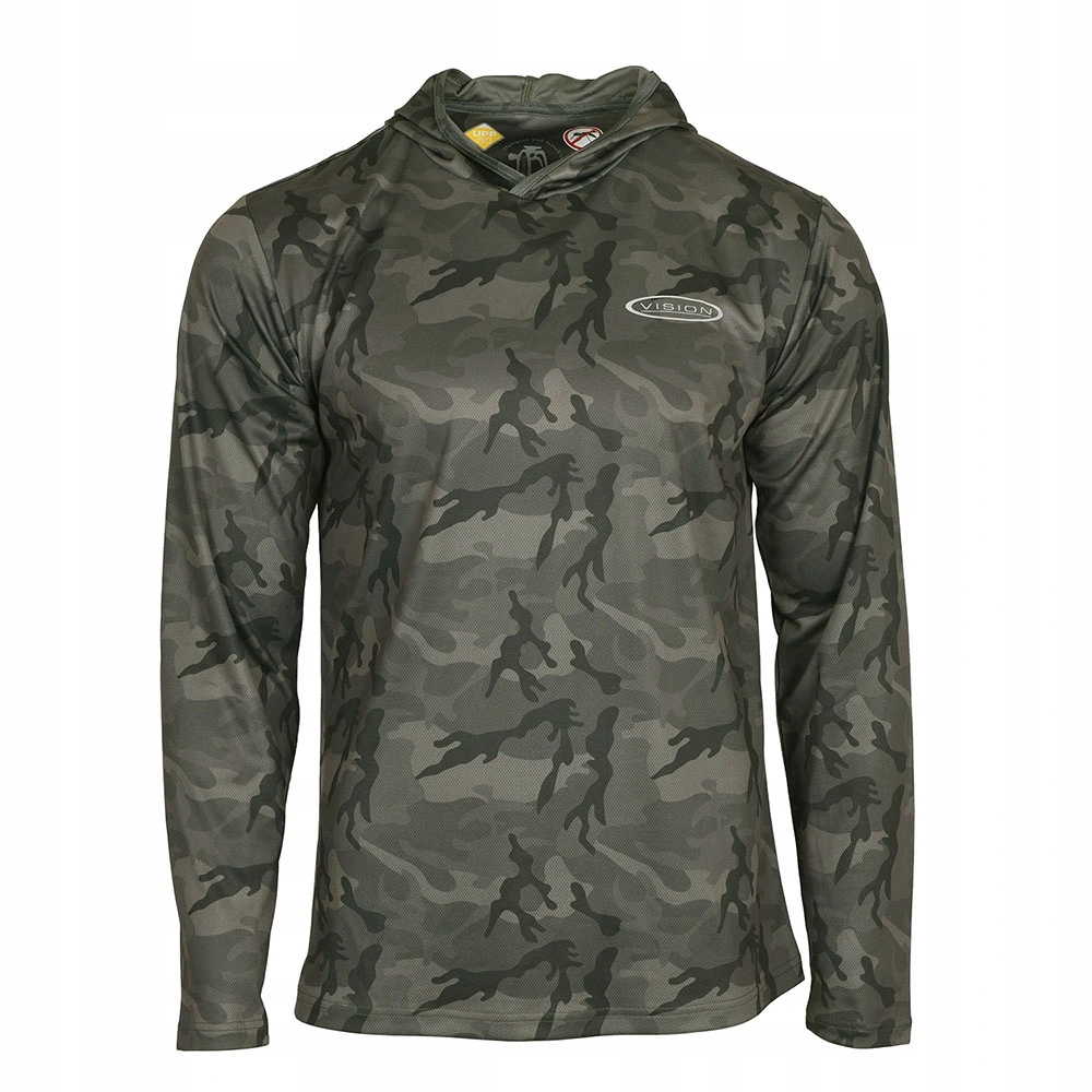 Bluza Z Kapturem Przeciwkomarowa Vision Bamboo Bug Uv Hoodie Camo V3053-M