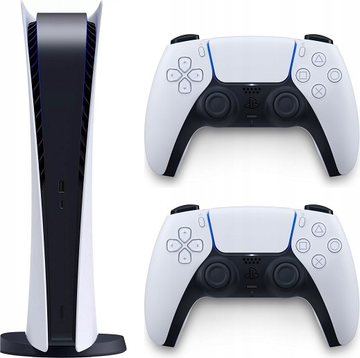 Konsola Sony Playstation 5 Digital Edition 825GB 2 Kontrolery Pady PS5