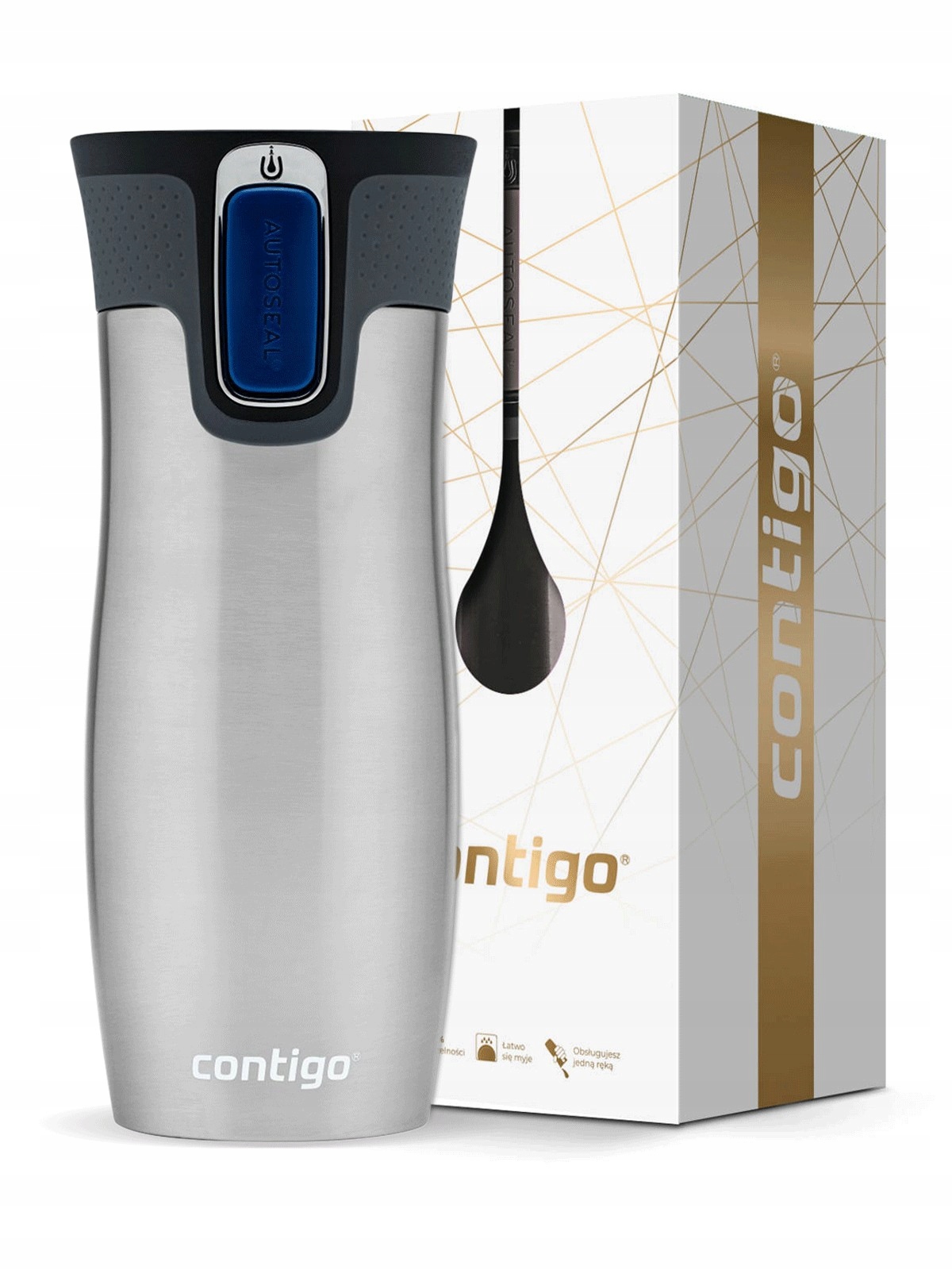 Termohrnek Contigo West Loop 2.0 470 ml ocelový Krabička