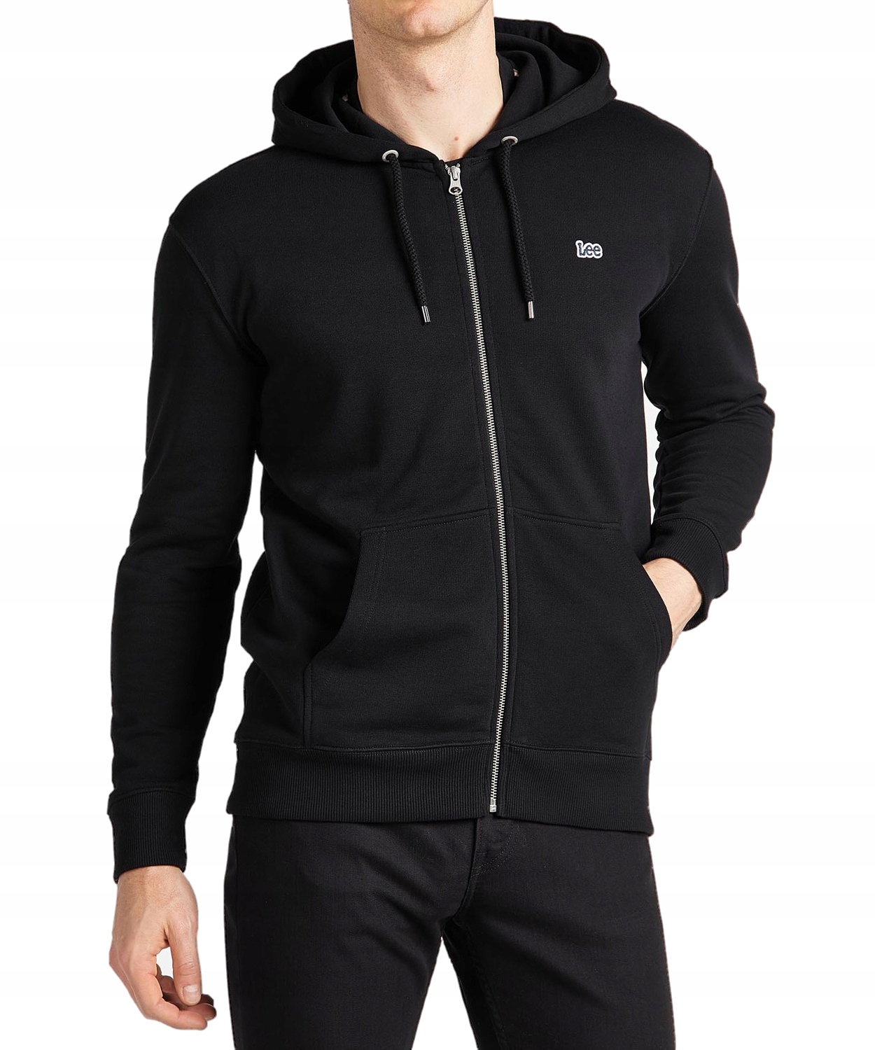 

Bluza Lee Basic Zipthrough Hoodie L80KSP01 Blk 3XL
