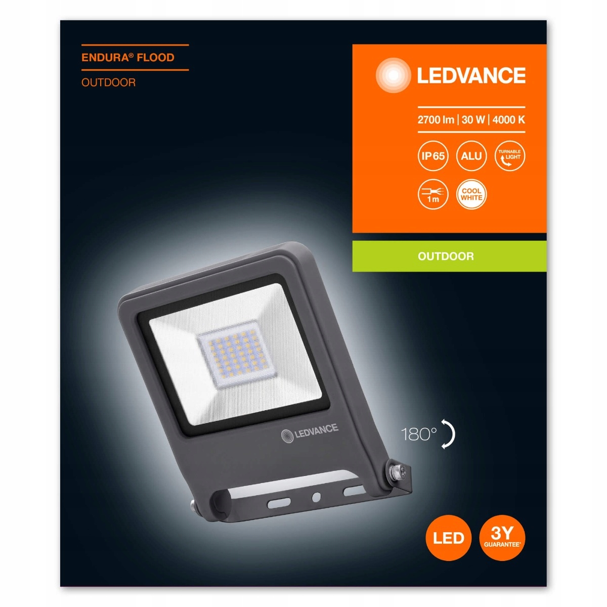 

Naświetlacz Led 30W 4000K IP65 Endura Ledvance
