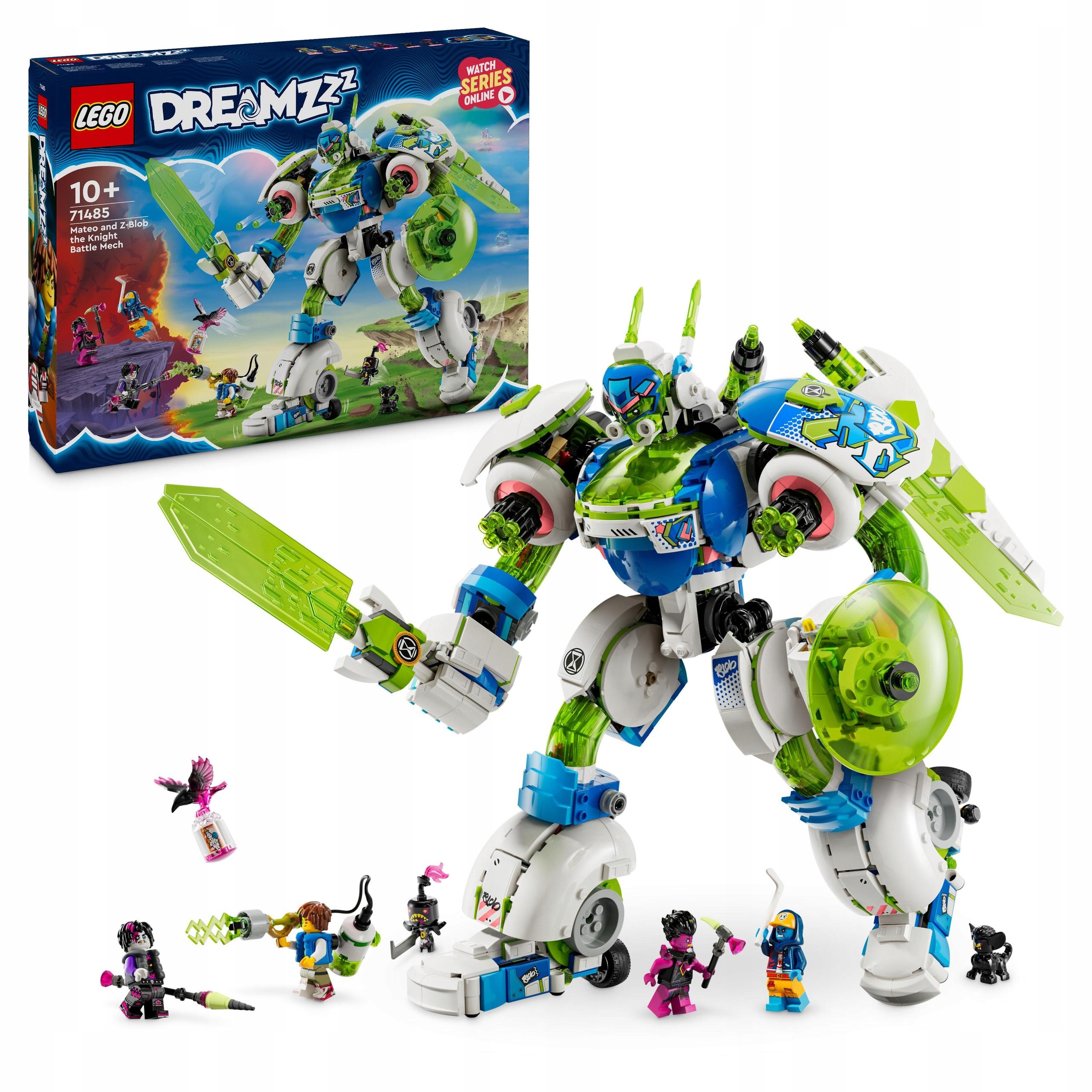 Dreamzzz Mech-Rytíř Stavebnice kostky Lego pro 7leté dítě Skvělé