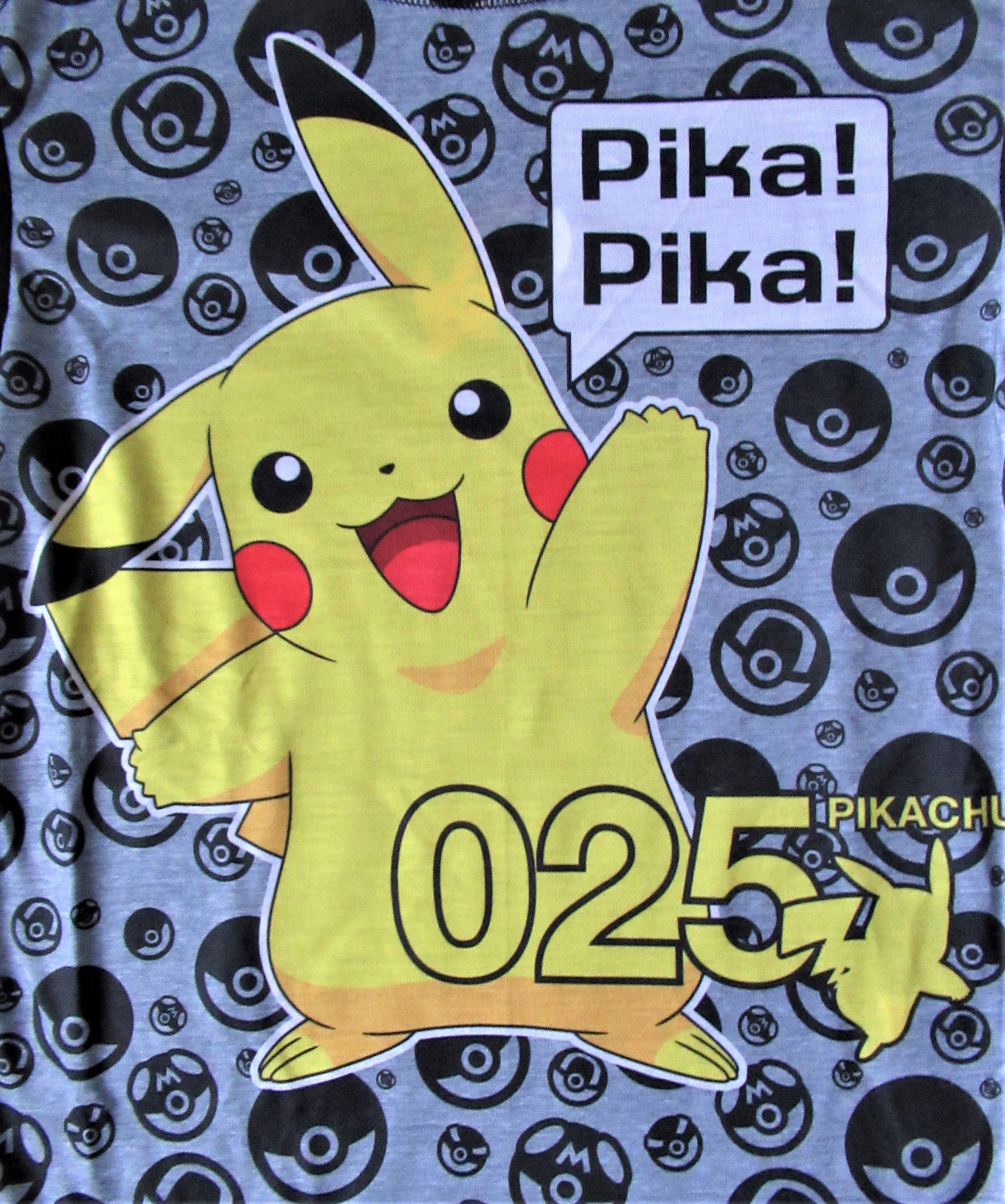 Pyžamo POKEMON PIKACHU 128 cm HS38 Gender Boys