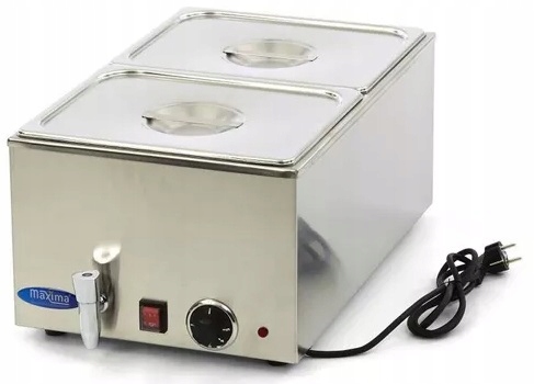 Bemar Elektrický gastronomický s kohoutkem plus 2 nádoby s víkem 2x 1/2