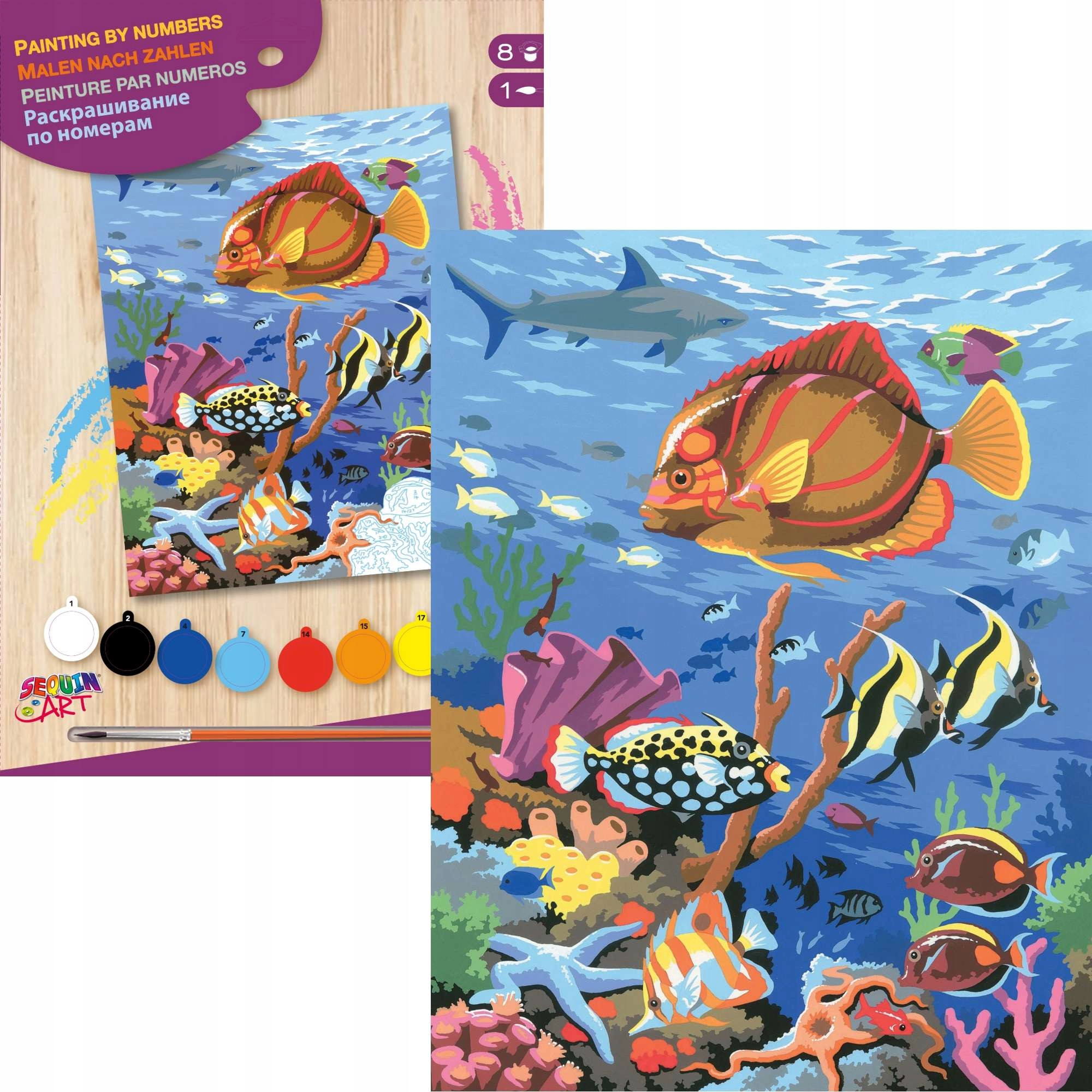 

Malowanie Po Numerach Rafa Koralowa Sequin Art