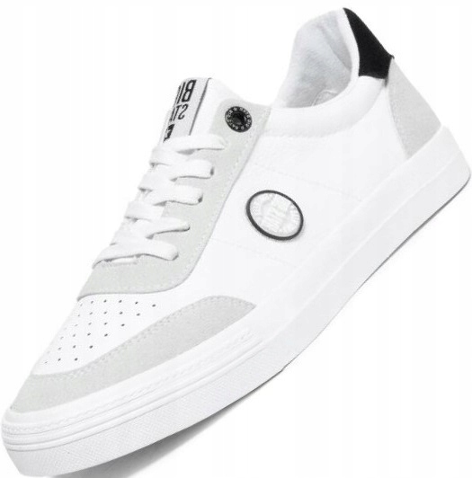 

Trampki Męskie Big Star II174009 Eko Białe R44