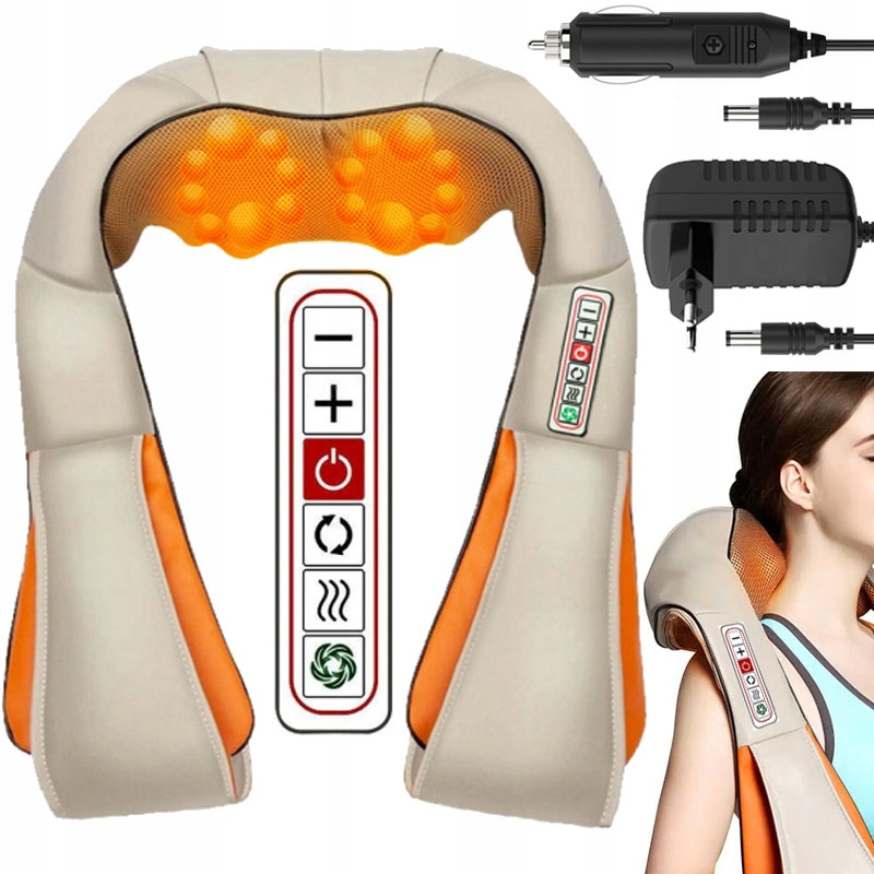 

Masażer Shiatsu 3D Szyja Ciało Plecy Kark Mocny