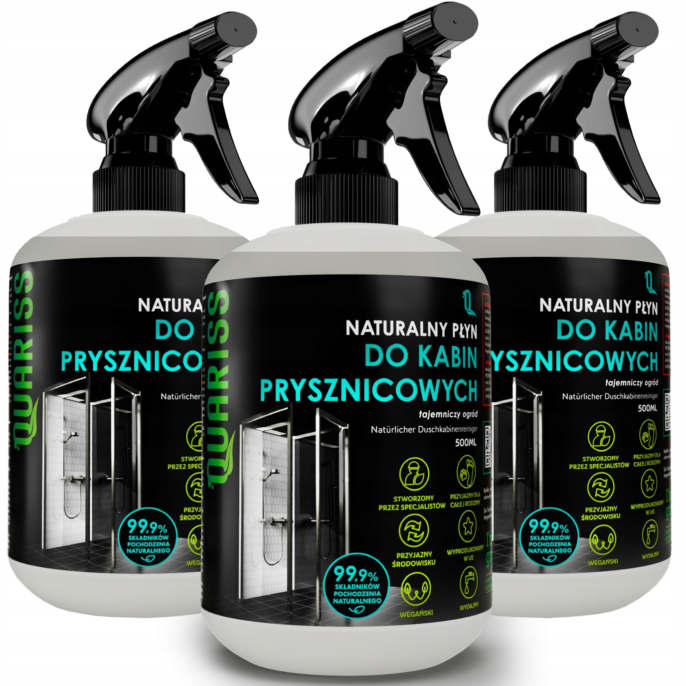 Levně Odstraňovač koupelnových nečistot bez šmouh Eko 3x500 ml
