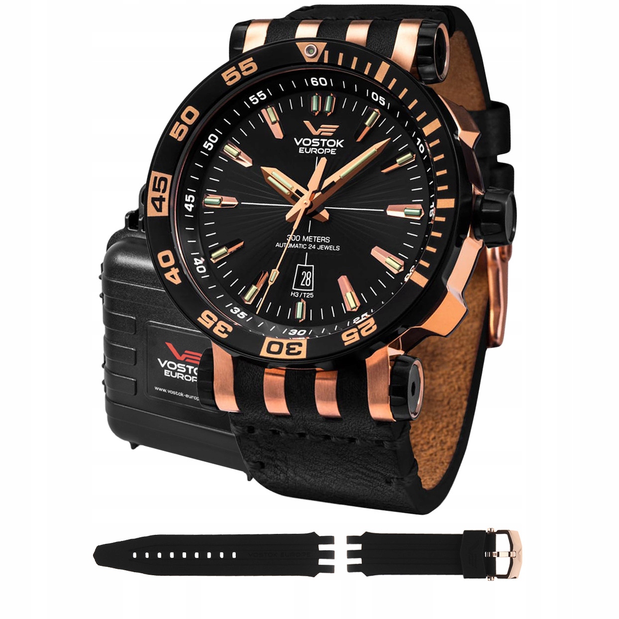 Pánské Hodinky Vostok Europe NH35A-575E282 černé