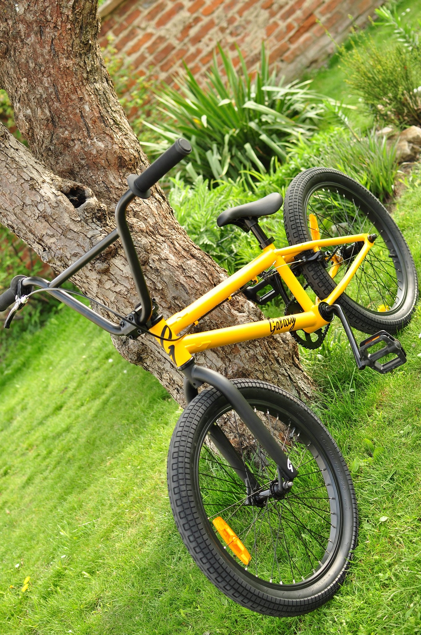 BMX GALAXY EARLY BIRD U-break żółty wyczynowy S200070 Liczba biegów 1