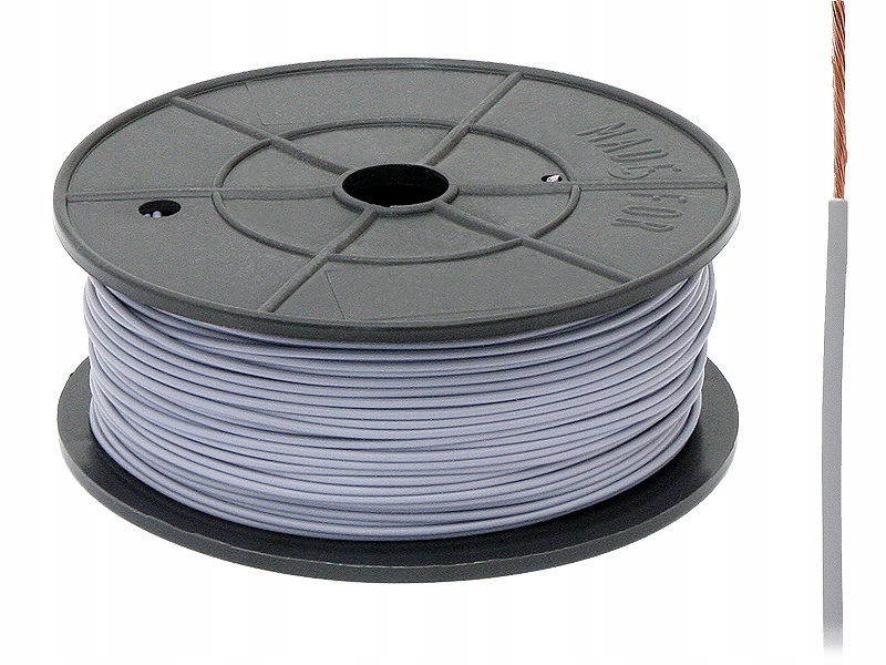 

Przewód Flry-b 1X0,75mm Szary 1m