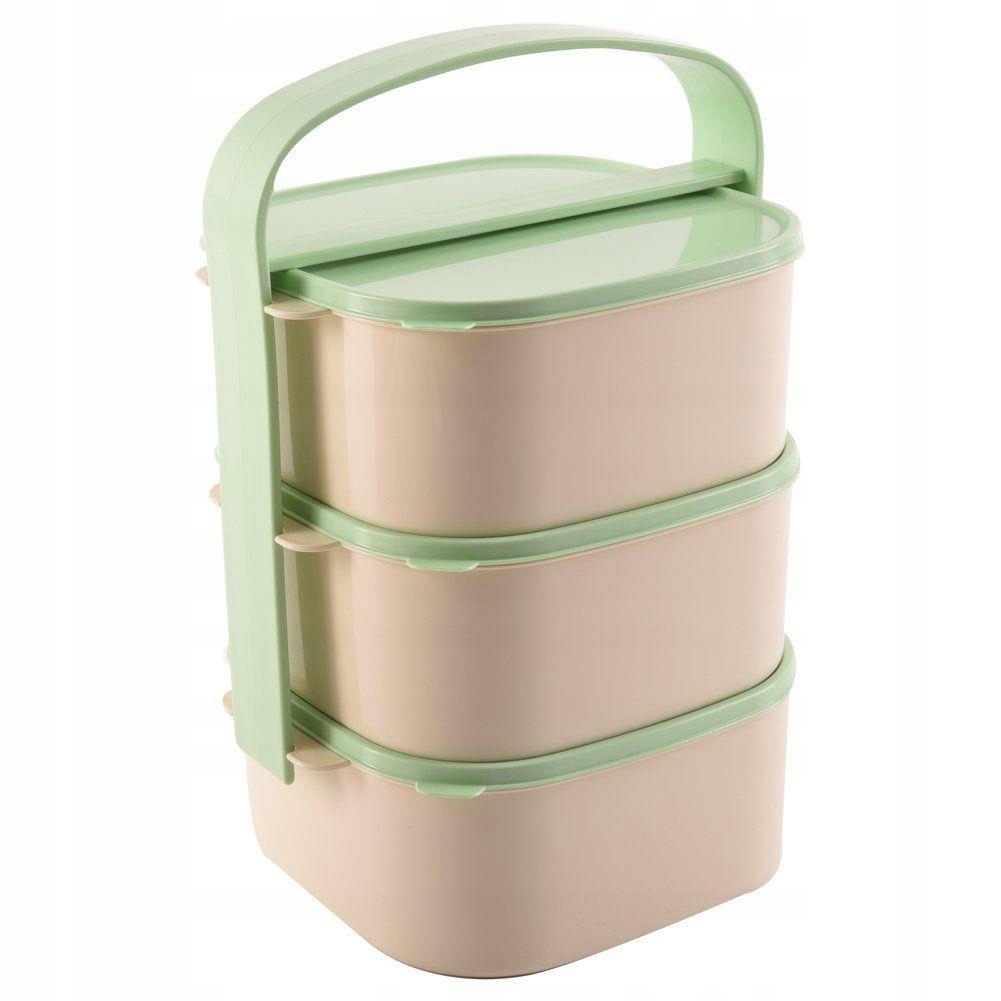

Menażka obiadowa lunchbox pojemniki 3 sztuki