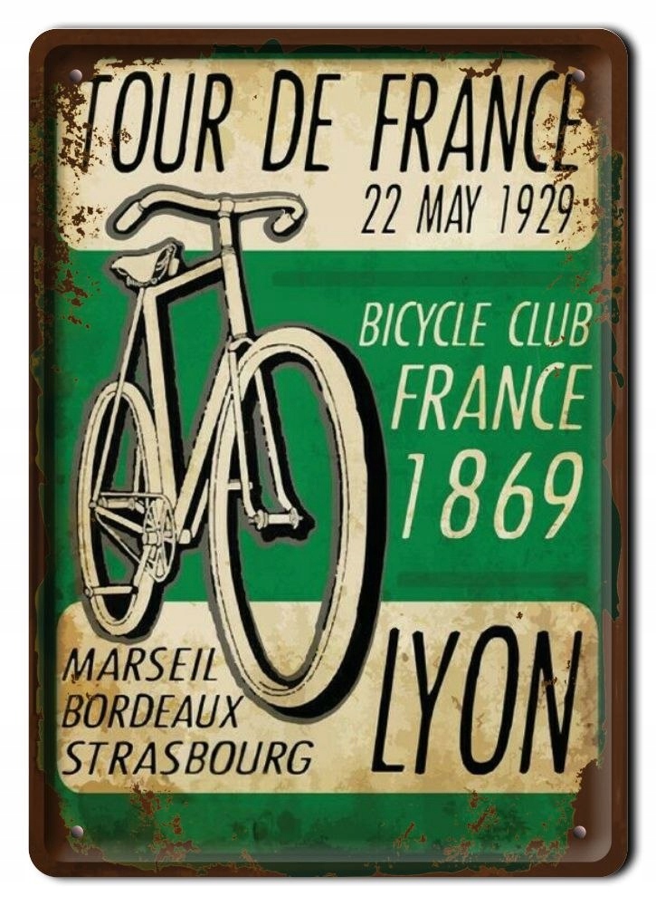 

Rower Metalowy Szyld Plakat Retro Vintage #10034