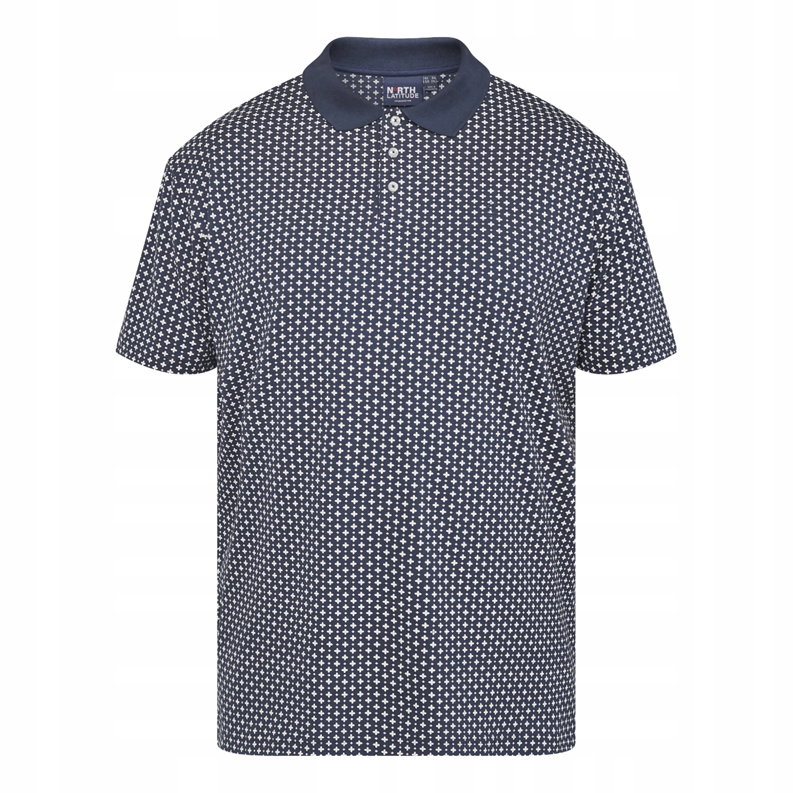 North Latitude Polokošile Velké Velikosti S 5XL Vzorem