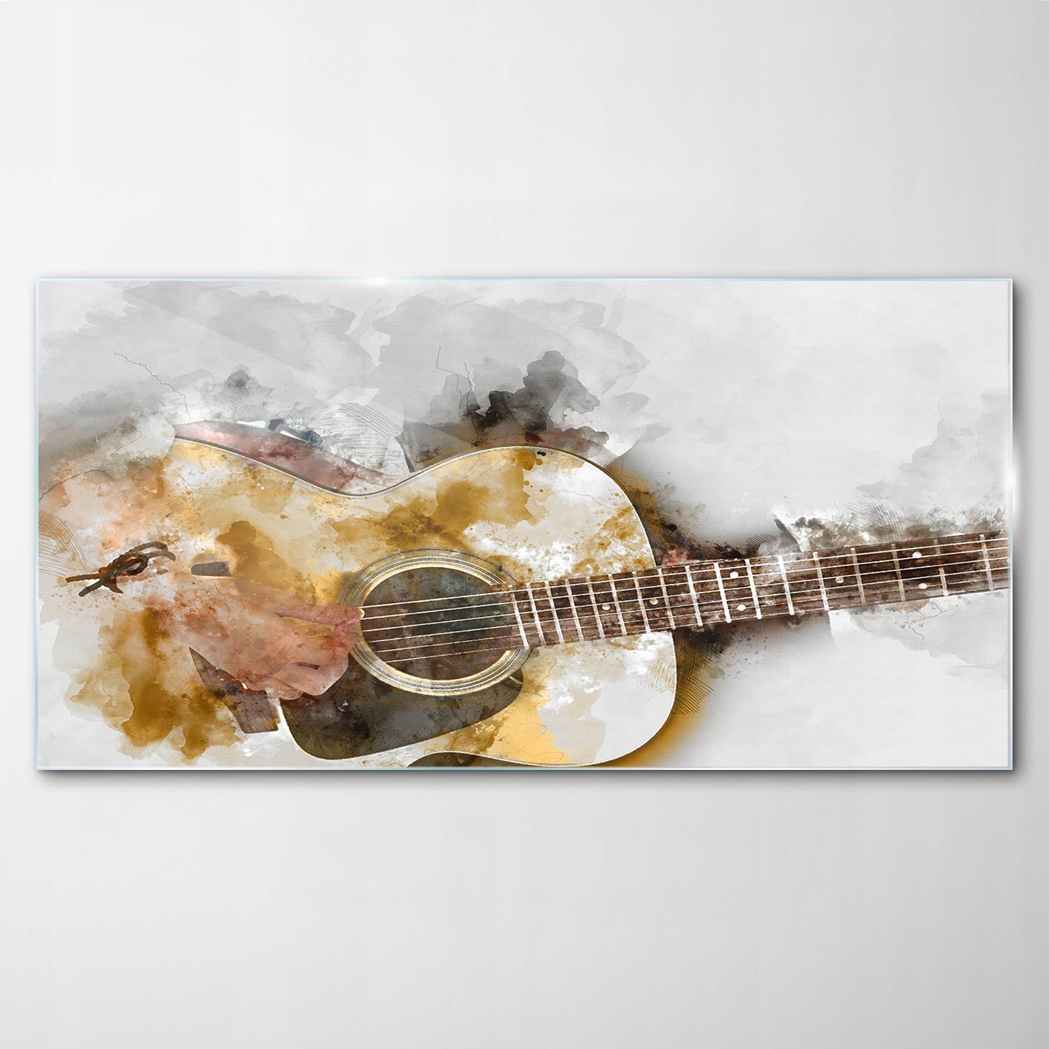Tvrdený sklenený obraz Gitara Nástroj 120x60
