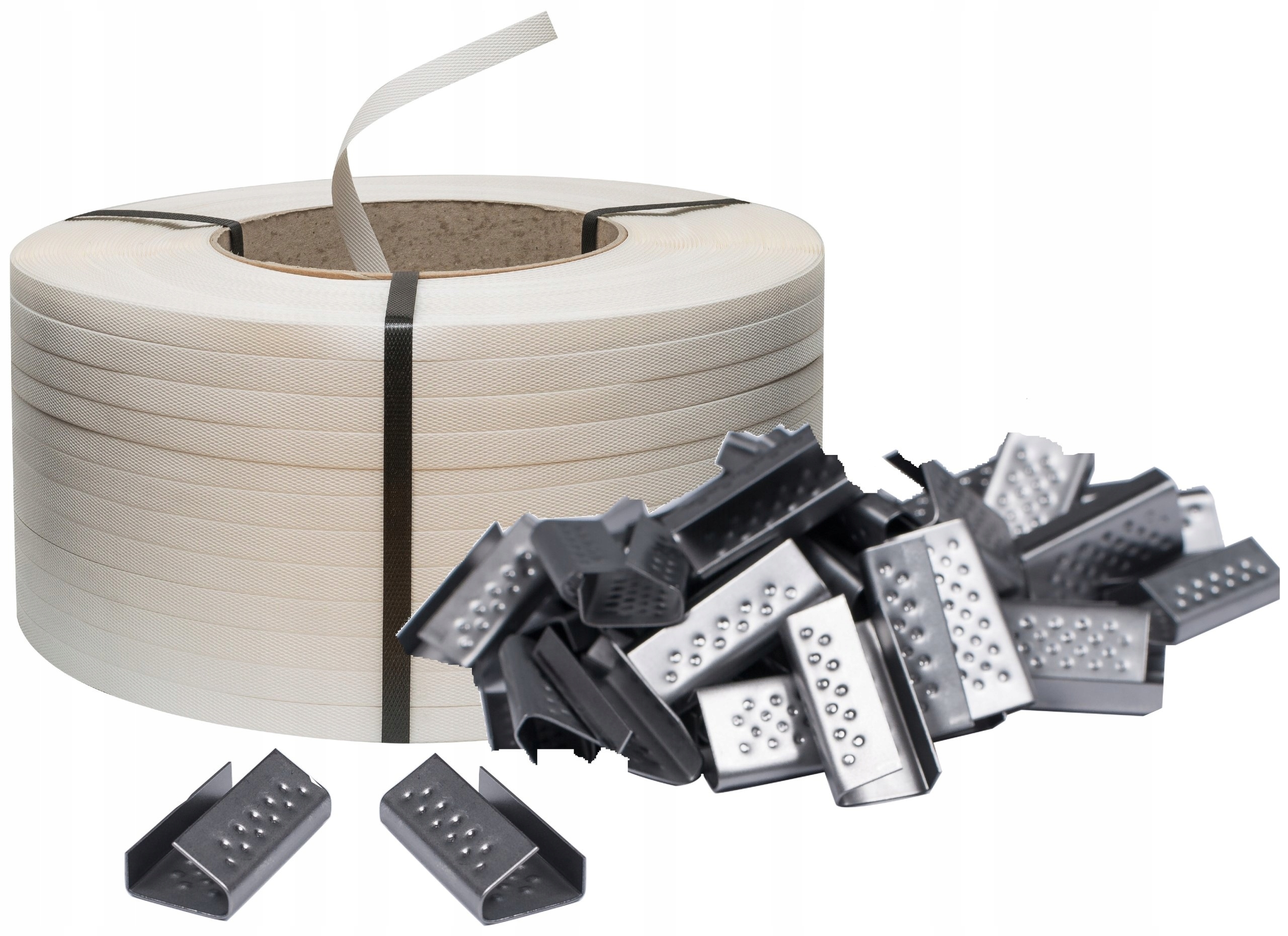 12 mm páska pp s plechovými sponami Set bandážovací